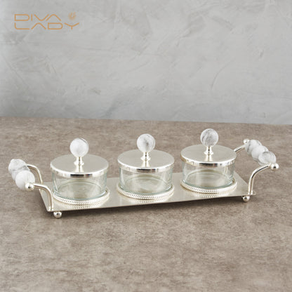 طقم بوادى تقديم مع صينية