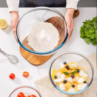 وعاء زجاجي كبير