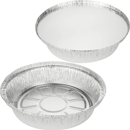 صينية دائرية ألومنيوم مع أغطية
