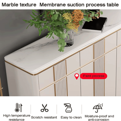 خزانة أحذية خشبية فاخرة