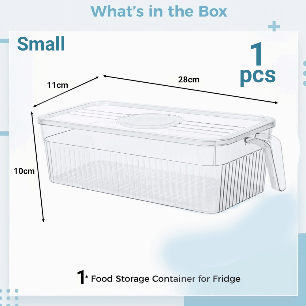 صندوق تخزين للثلاجة بمقبص