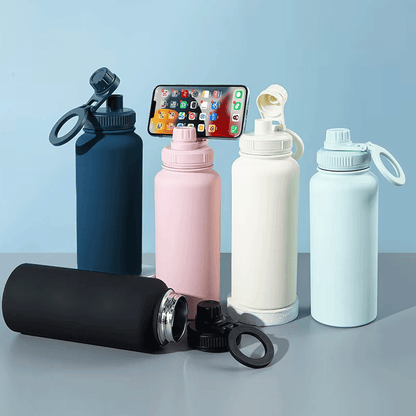 قارورة حرارية مع ستاند هاتف 1000/1200 ملل