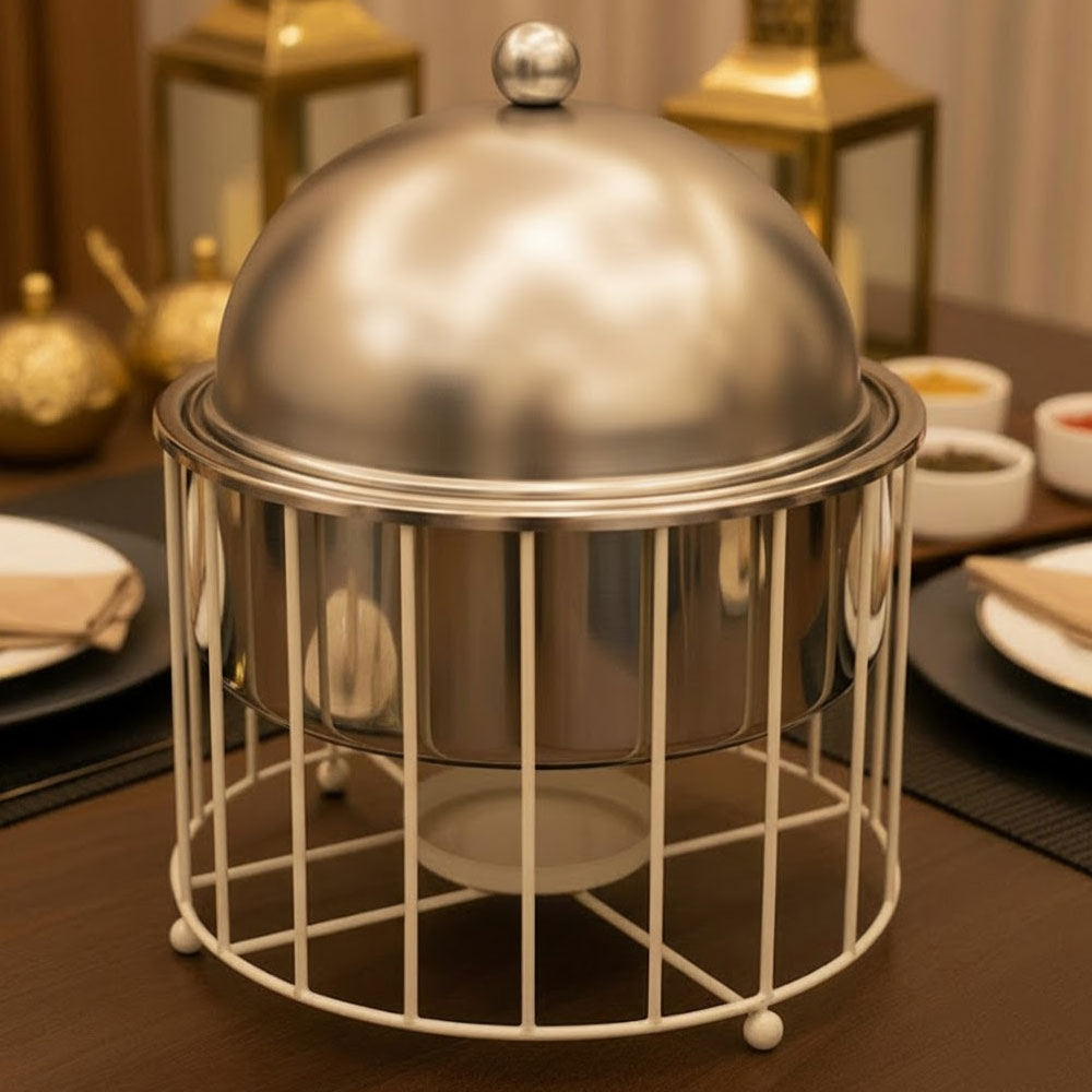 سخان طعام فاخر بتصميم / فضي