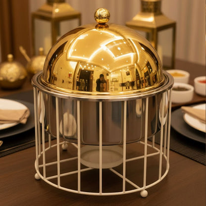 سخان طعام فاخر بتصميم عصري / ذهبي