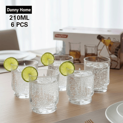 أكواب كريستال إستي 6 قطع 210 مل Danny Home