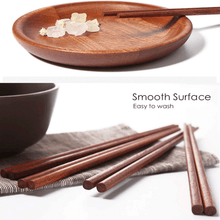 مجموعة عيدان خشبية للطعام