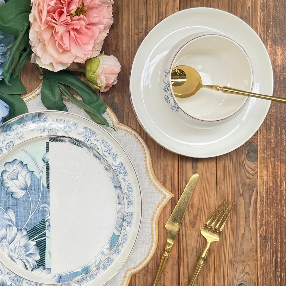 طقم أطباق مائدة فاخر 24 قطعة Diva Lady