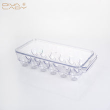 بوكس الثلاجة تخزين البيض شفاف