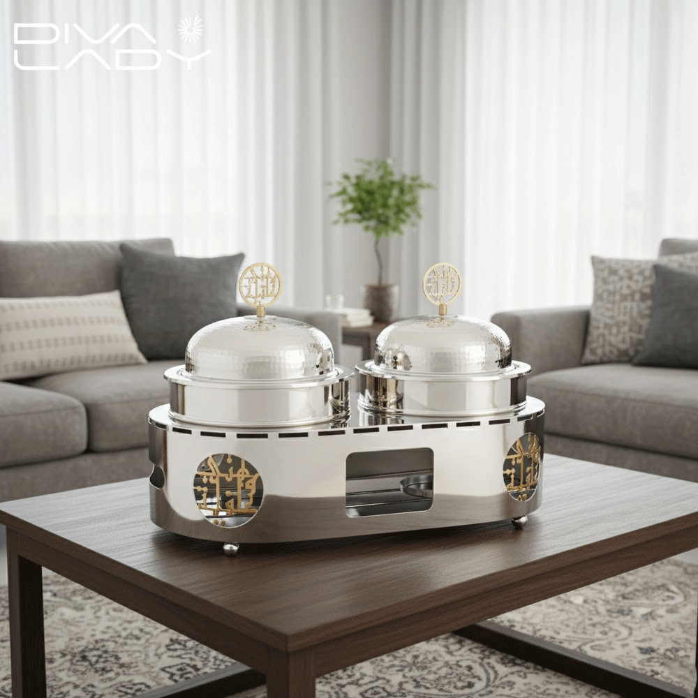 طبق تقديم دائرى