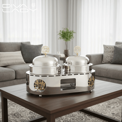 طبق تقديم دائرى