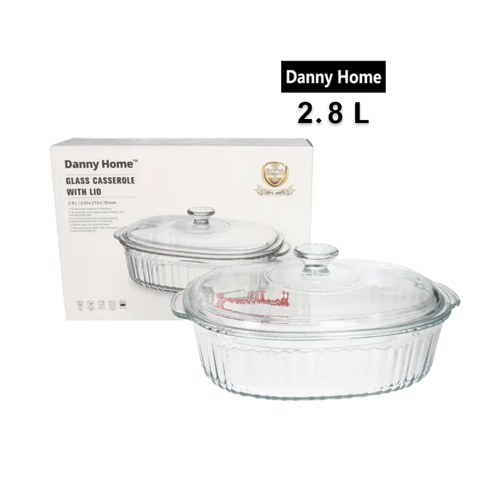 قدر خزفي من زجاج