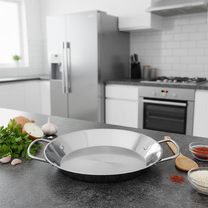 مقلاة مأكولات من الفولاذ المقاوم للصدأ