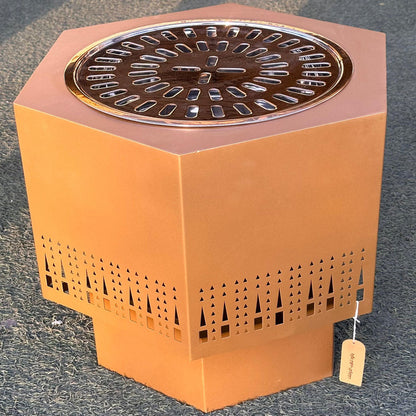 دوة و شواية معدنية سداسي الشكل