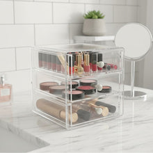 منظم مكياج أكريليك شفاف