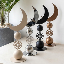 زينة هلال معدنية فاخرة