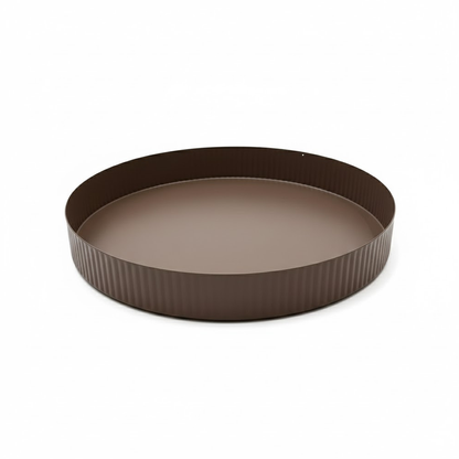 صينية تقديم دائرية فاخرة بتصميم عصري أنيق