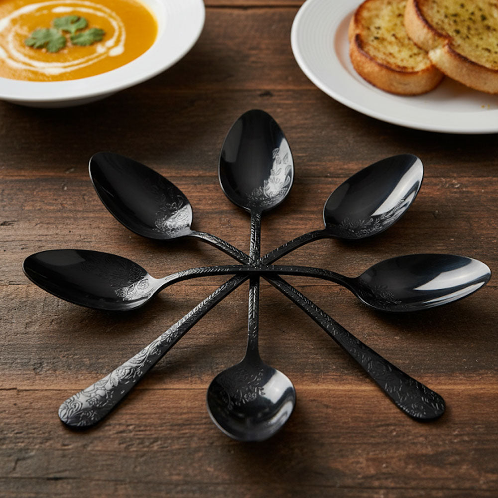 ملاعق مزركشة فاخرة