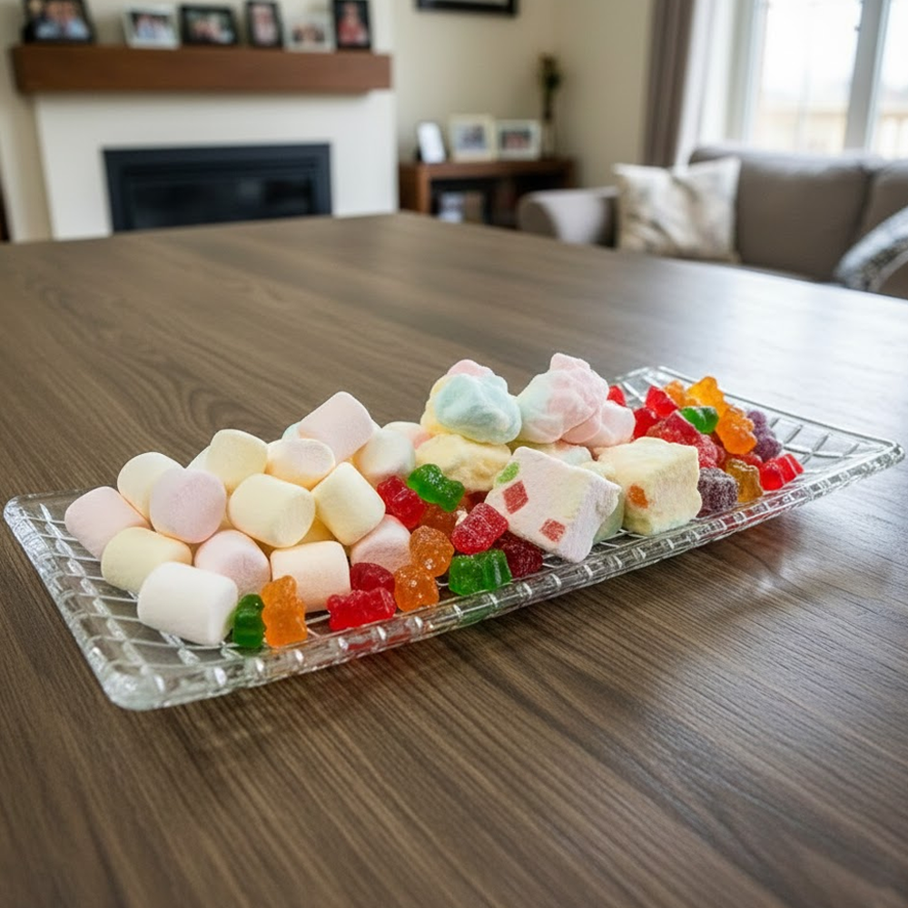 صينية تقديم زجاجية فاخرة Diva Lady