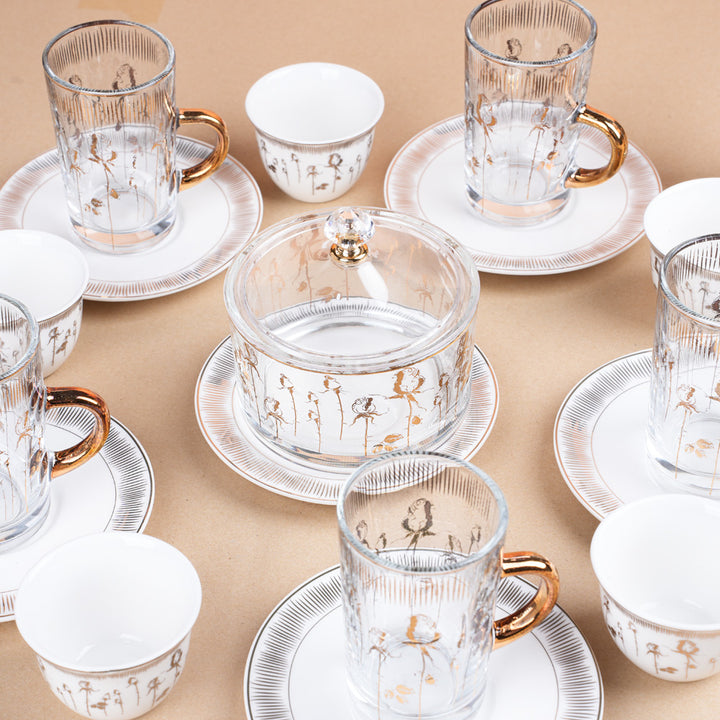 19 pcs cup and saucer set