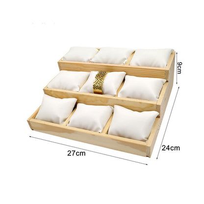 حامل الساعات والأساور من الخش