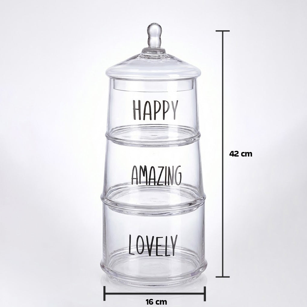 مرطبان زجاجي مستدير