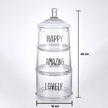 مرطبان زجاجي مستدير