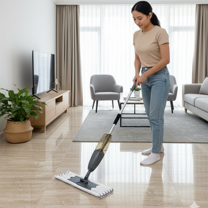 ممسحة أرضيات رشاش بمقبض