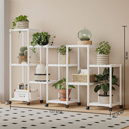 رفوف تخزين بطبقات متداخلة