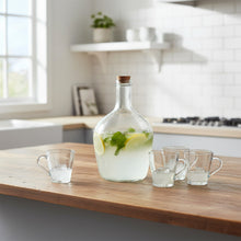 مرطبان عصير زجاجي