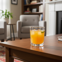 طقم أكواب زجاجية كلاسيكية – 4 قطع (245 مل)