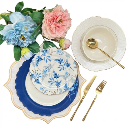 طقم أطباق مائدة فاخر 24 قطعة