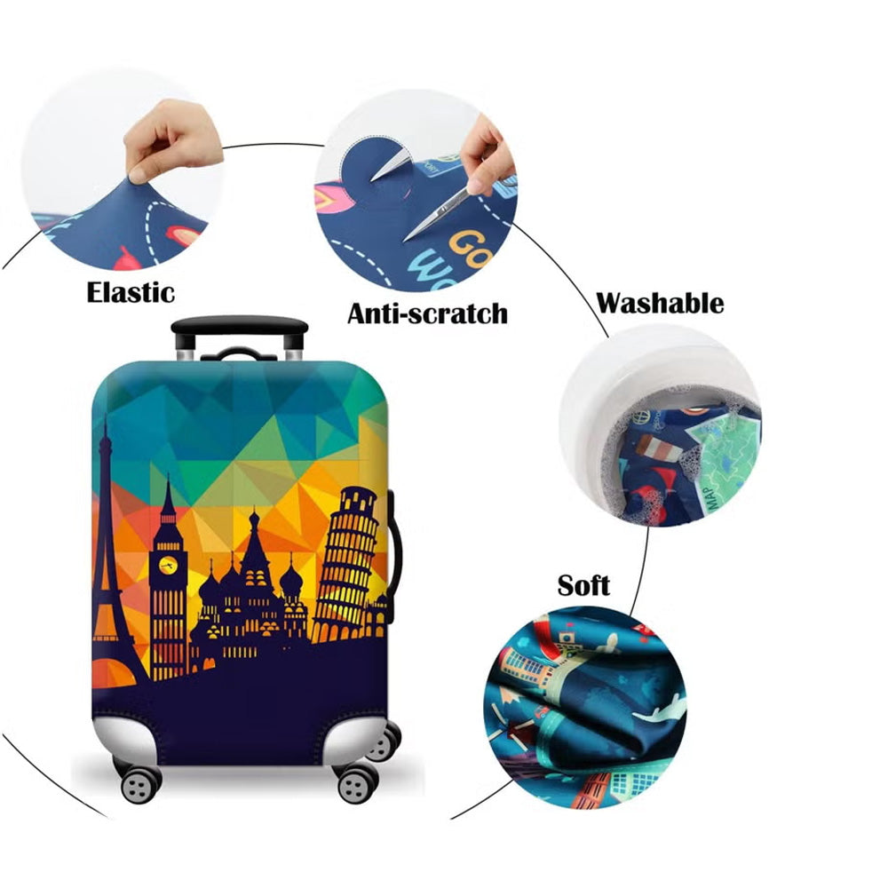 غطاء حقيبة سفر قابل للتمدد