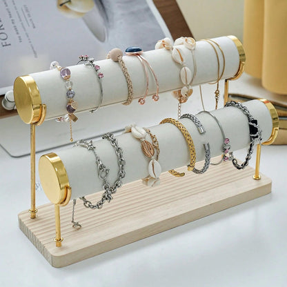 حامل زوجي لتنظيم المجوهرات والساعات