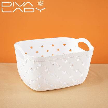 سلة بلاستيك للتقديم