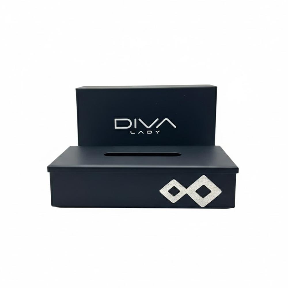 علبة مناديل معدن فاخرة