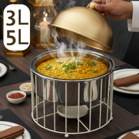 سخان طعام فاخر بتصميم عصري / ذهبي