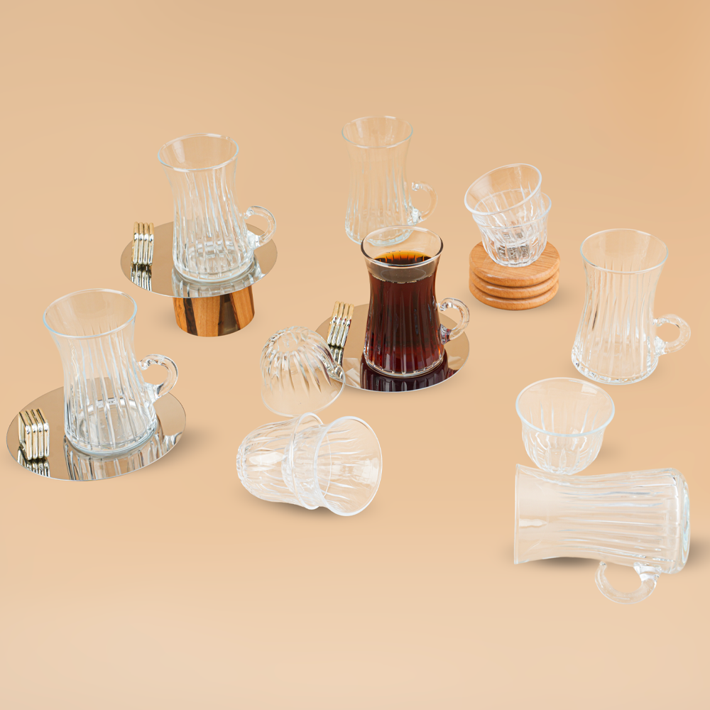 طقم استكانه وفناجين Alkuwaity Al Awal