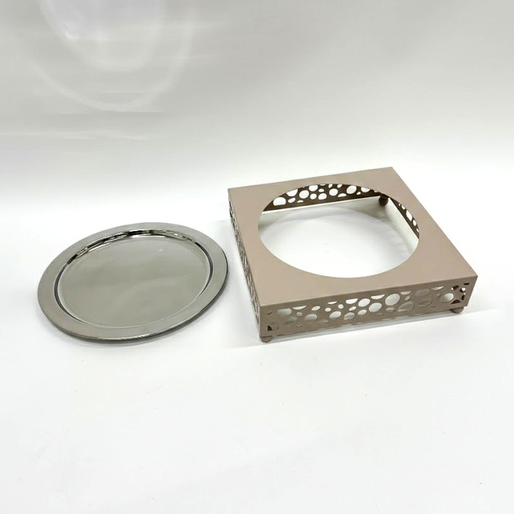 طبق تقديم أرز بقاعدة معدنية Diva Lady