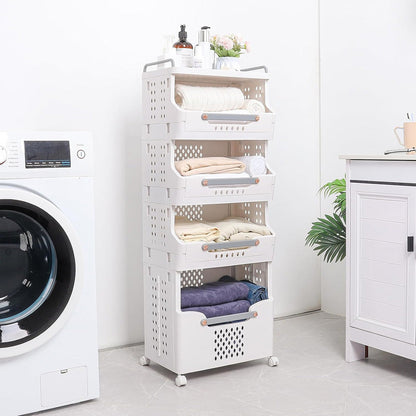 عربة تنظيم تخزين متعددة الطبقات