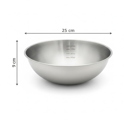 أوعية خلط من الستانلس ستيل 4مقاسات