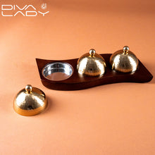 طبق تمر مع غطاء