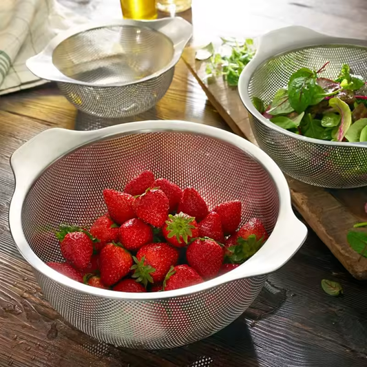 ( XL )مصفاة الفولاذ المقاوم للصدأ بمقبض