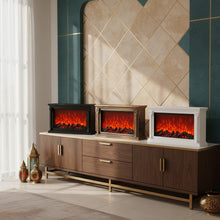 مدفأة ‏بالإضاءة على شكل لهب الحطب‏ للديكور