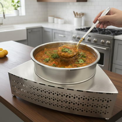 سخان طعام معدني بتصميم هندسي 5لتر