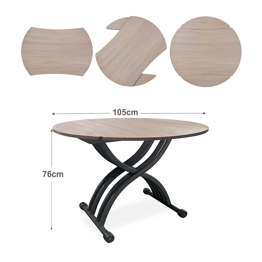 طاولة قهوة  قابلة للتعديل والتوسيع