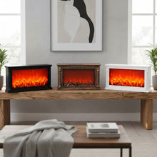 مدفأة ‏بالإضاءة على شكل لهب الحطب‏ للديكور