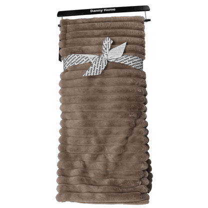 بطانية فاخرة من فرو الأرنب