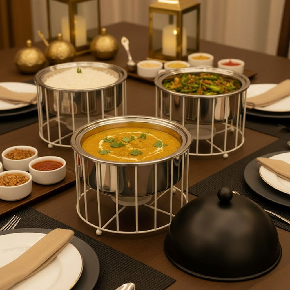 سخان طعام فاخر بتصميم عصري / ذهبي