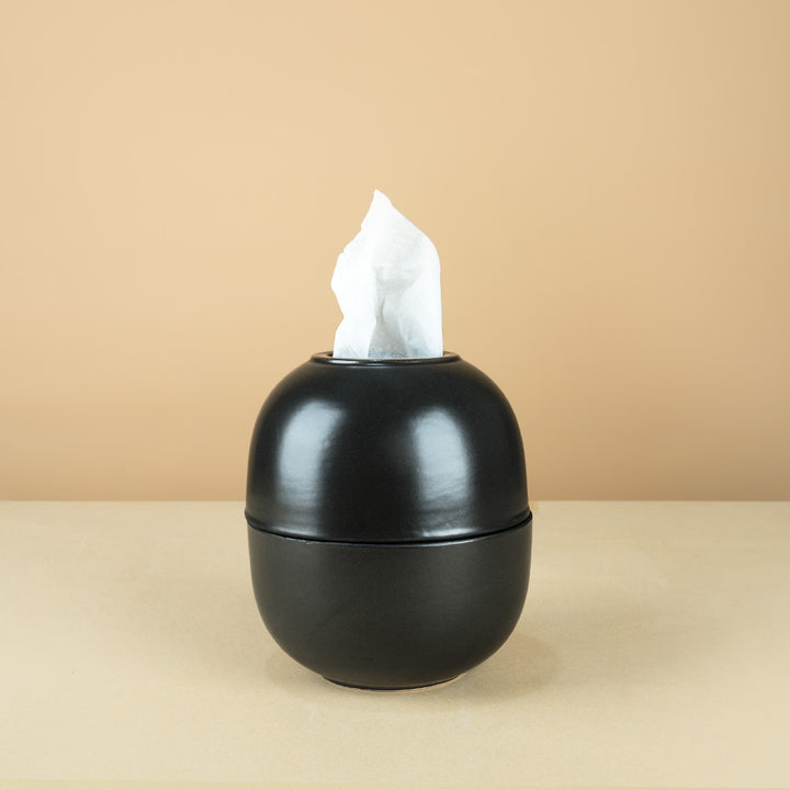 Porcelain tissue box