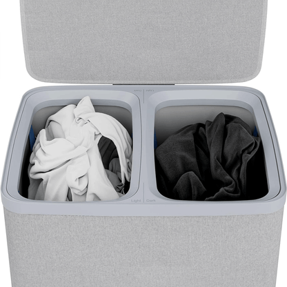 سلة غسيل 2فتحة/2حقيبة تخزين